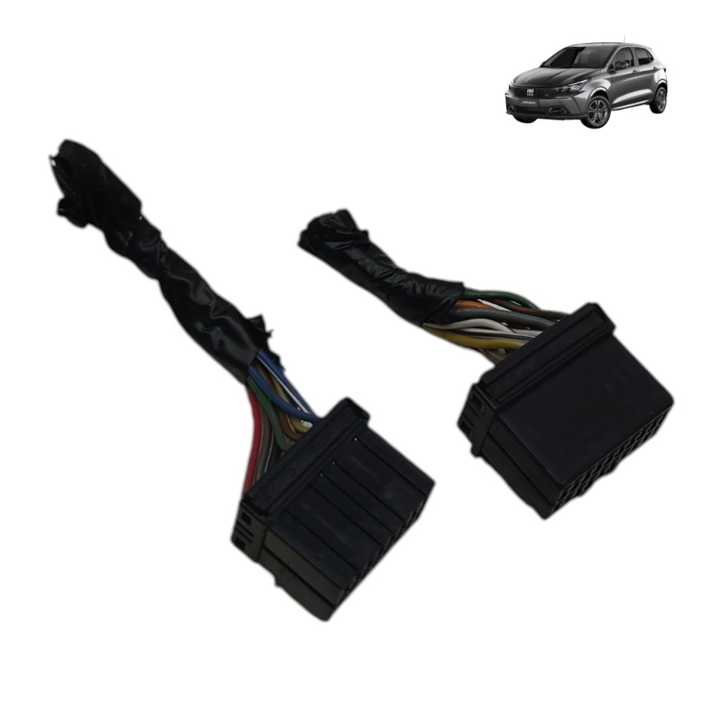 Kit plug conector sensor pressão pneu fiat argo 2024 1