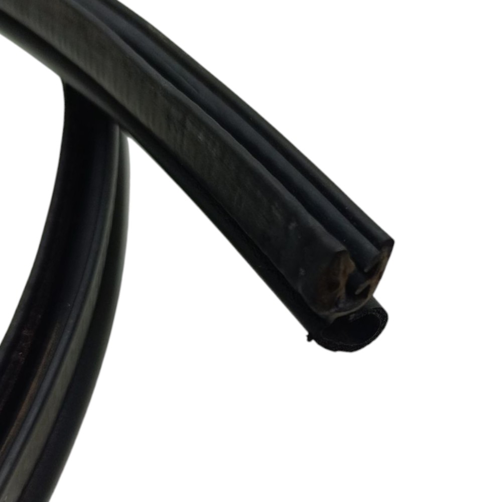 Borracha Vedação Grade Churrasqueira Honda Fit 2004 Á 2008 Preto 4