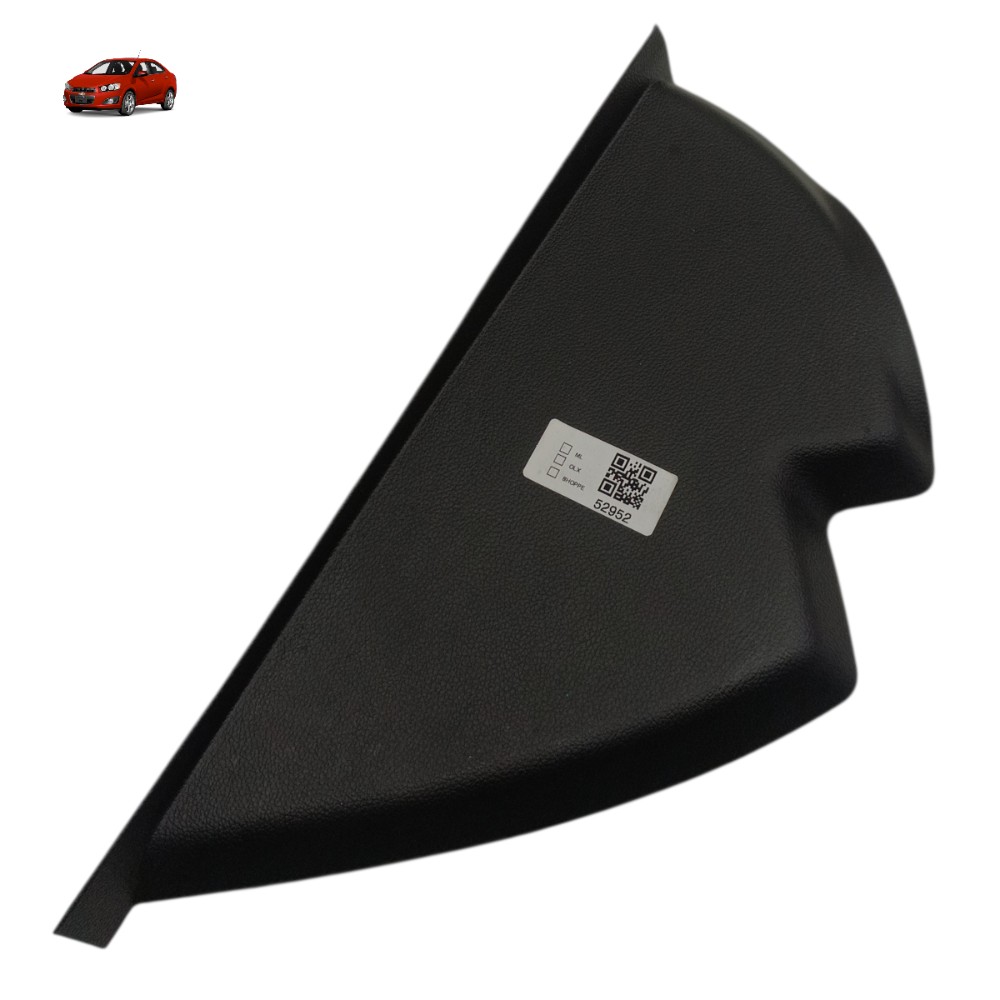 Acabamento lateral esquerdo painel GM Sonic 2012 2013 2014