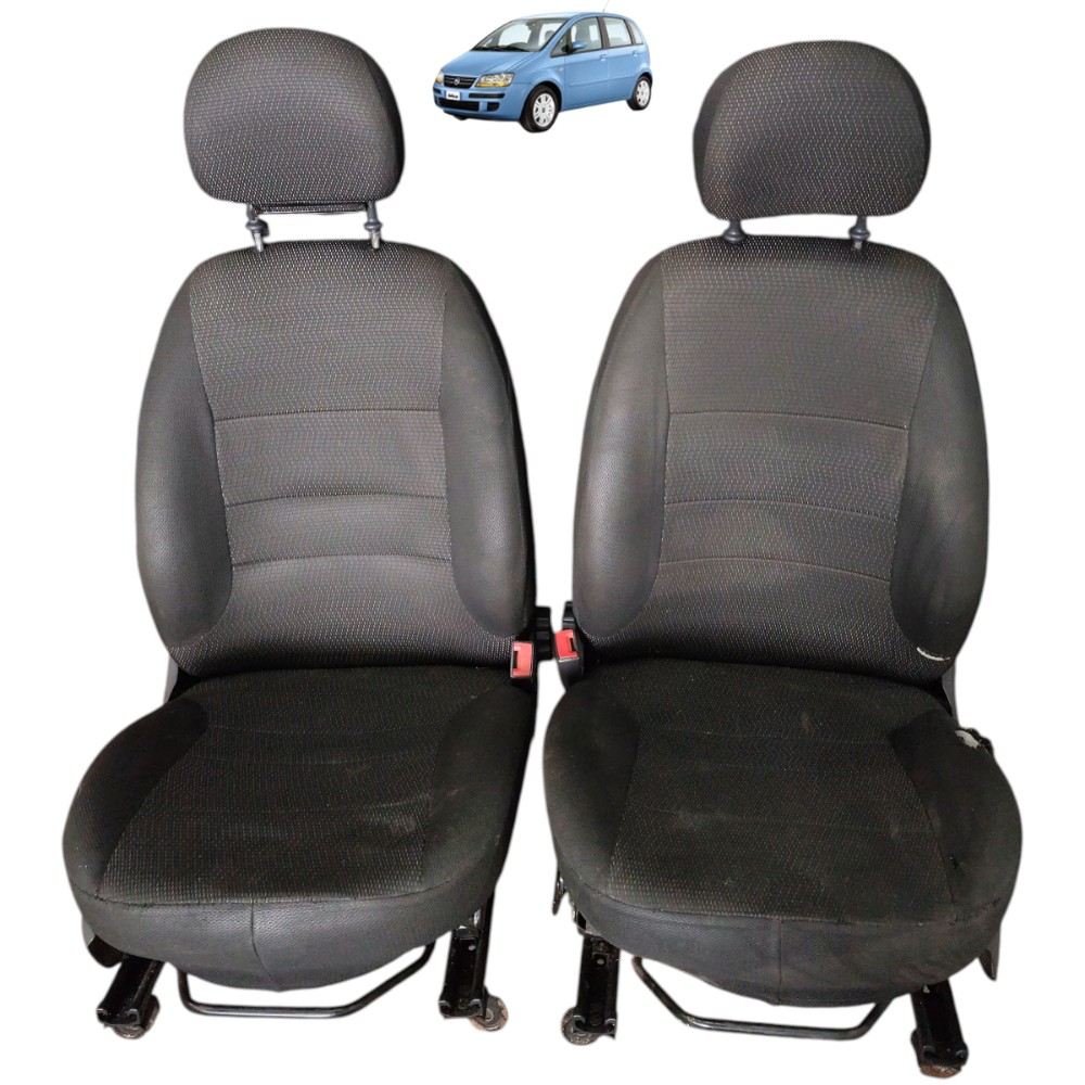 Par Banco Dianteiro Fiat Idea 2005 2006 2007 2008 2009 2010 Preto 1