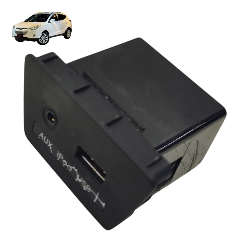 Entrada USB auxiliar painel Hyundai ix35 2015 2016 2017 2018 1