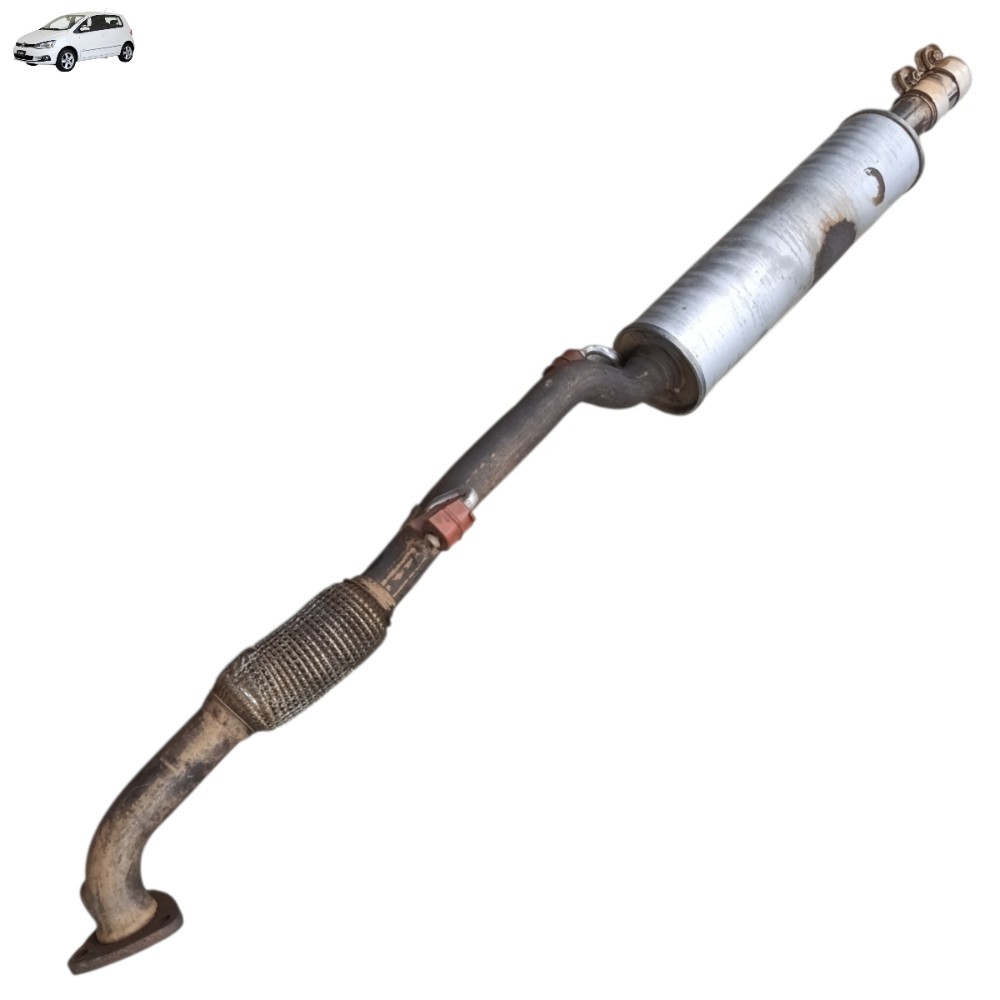 Escapamento intermediário VW Fox 1.6 2015 2016 2017 2018 19