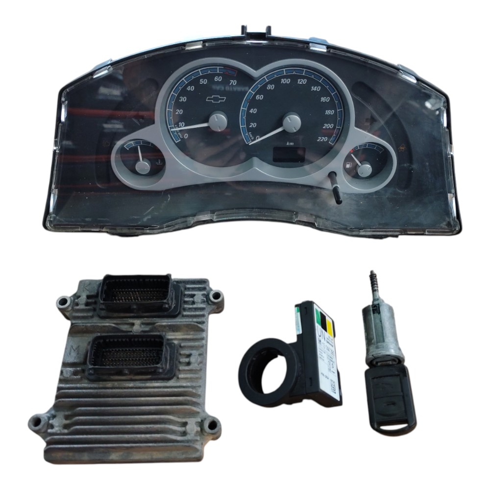 Kit code módulo injeção GM Meriva 1.4 Flex 2010 2011 2012 1