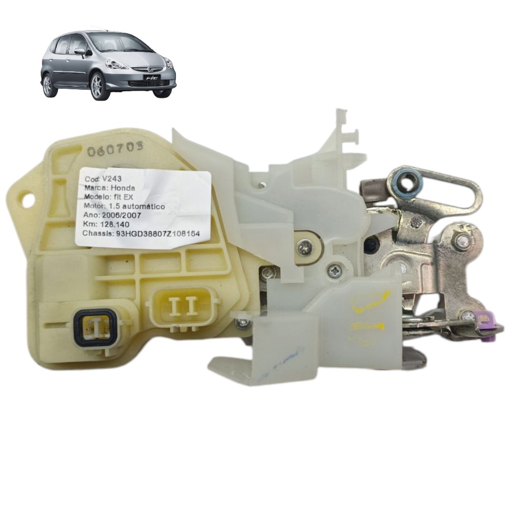 Fechadura Porta Dianteira Direita Honda Fit 2004 2005 Á 2008 1