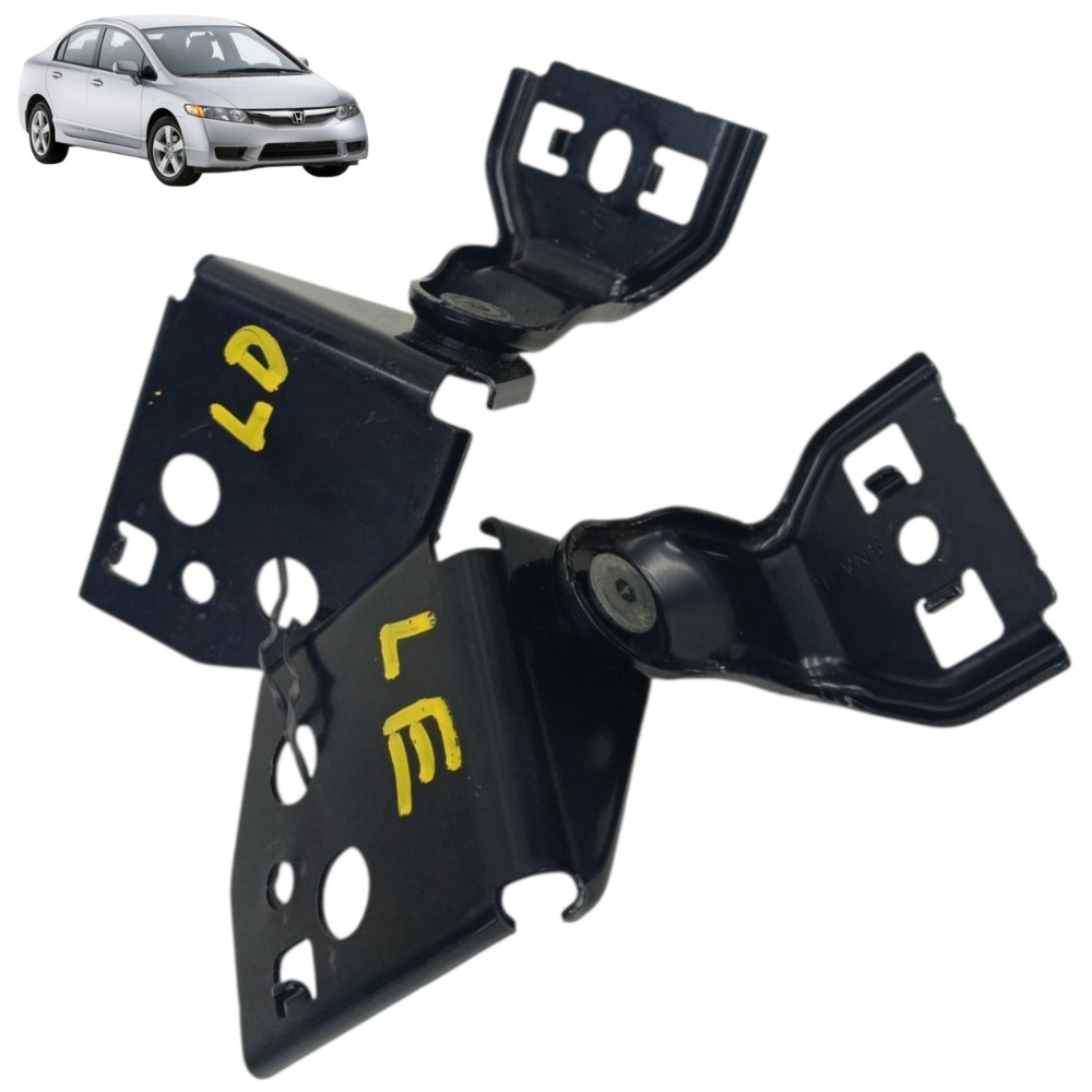 Par suporte fixação banco traseiro honda civic g8 2007 2008