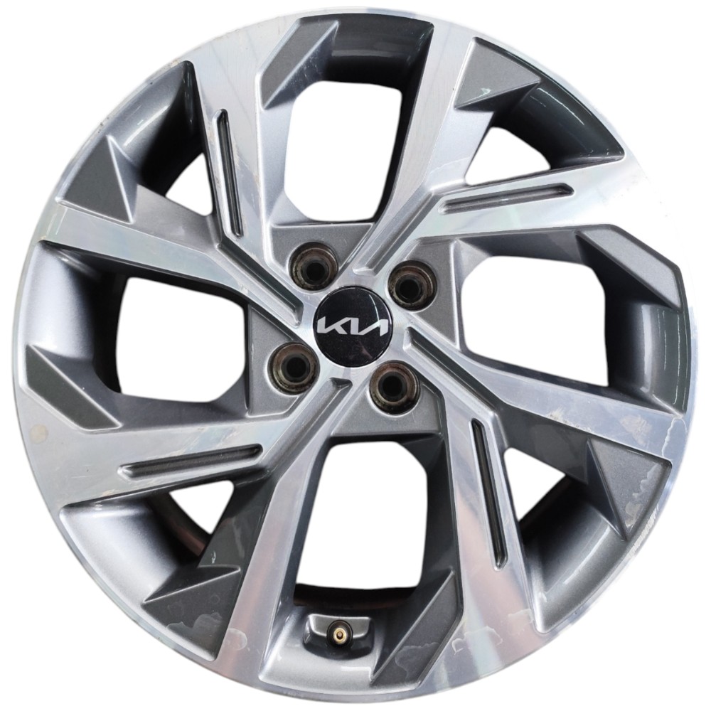 Jogo Roda Aro 17 4×100 Kia Stonic 2022 2023 2025 Cinza 3