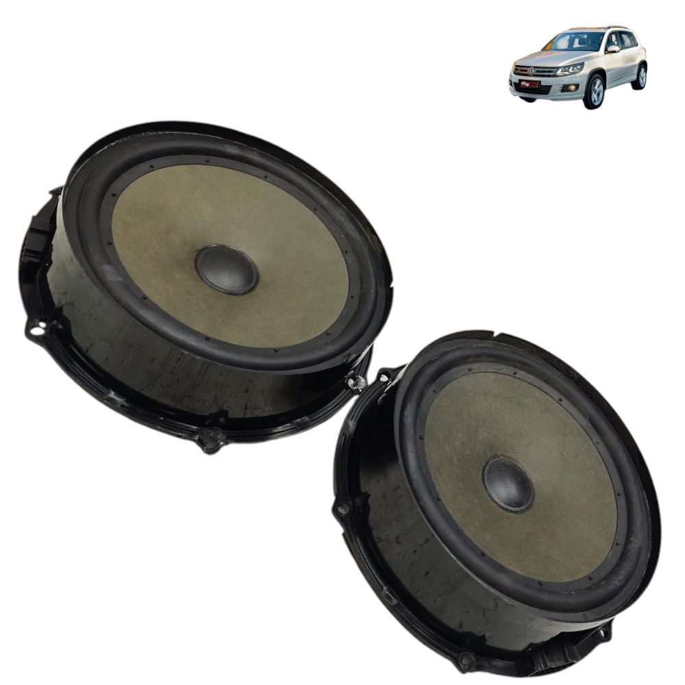 Par Alto Falante Porta Dianteira Vw Tiguan 2011 2012 2013 Prwti 1