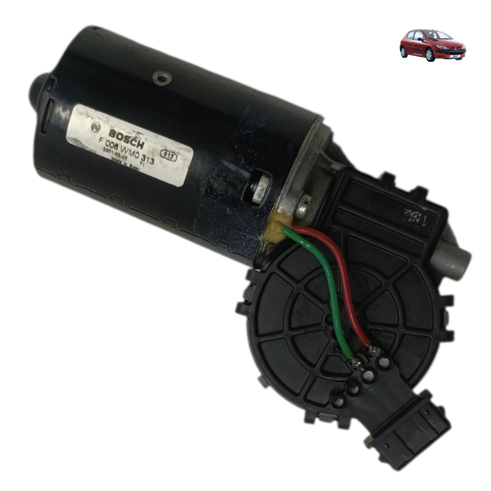 Motor limpador parabrisa Peugeot 206 2000 2001 2002 2003 04 1