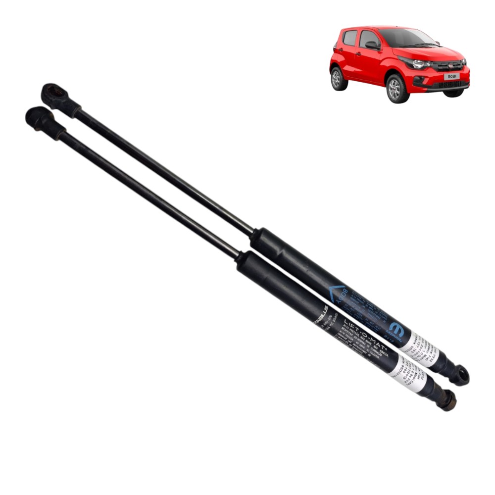 Par Amortecedor Tampa Traseira Fiat Mobi 2017 2018 2019 2020 1