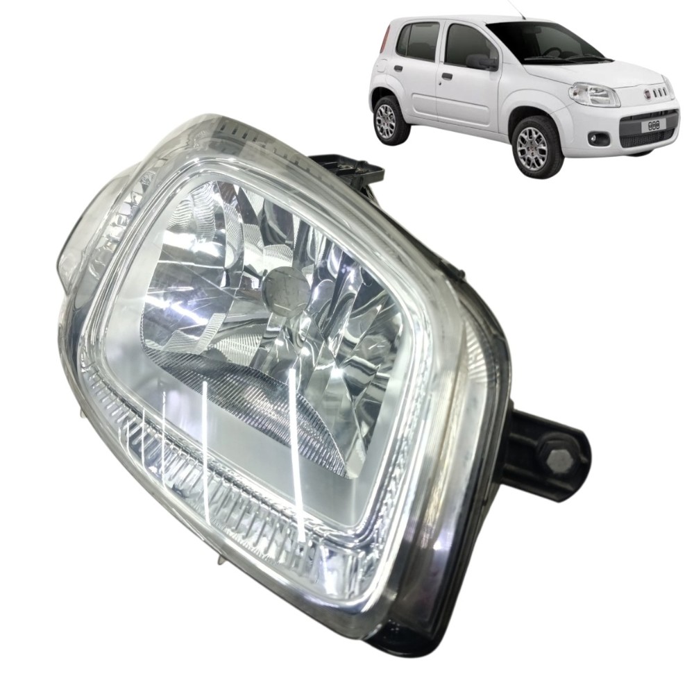Farol direito Fiat Uno Vivace 2013 2014 2015 2016 c/ detalhe