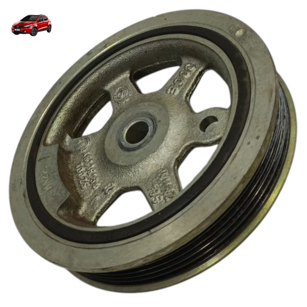 Polia Virabrequim Fiat Argo Cronos Mobi Uno 1.0 3cc 2020 21 1