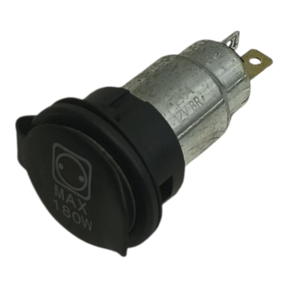 Tomada 12v Console Central Fiat Argo 2024 2023 2022 2021 20 Preto