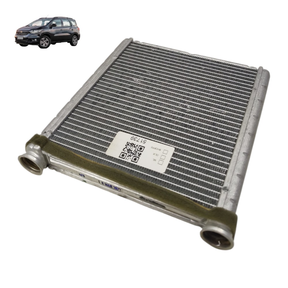 Radiador ar quente forçado gm spin 2024 2023 2022 2021 2020