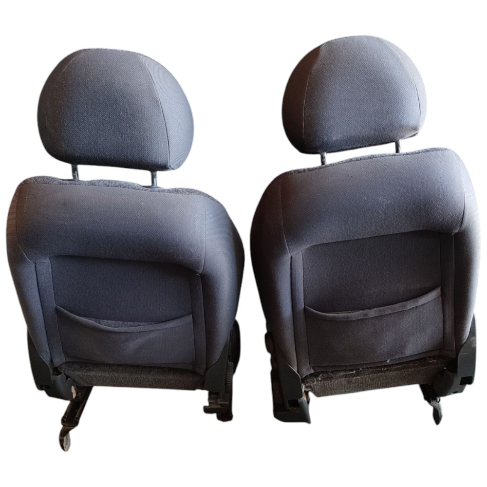 Jogo Banco Tecido Fiat Stilo 2003 2004 2005 2006 2007 2008  Azul/preto 5