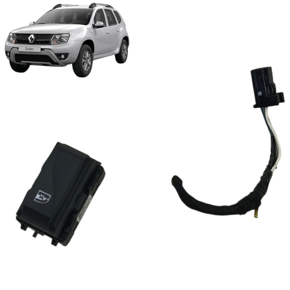 Botão Trava Vidro Painel Renault Duster 2014 Até 2020