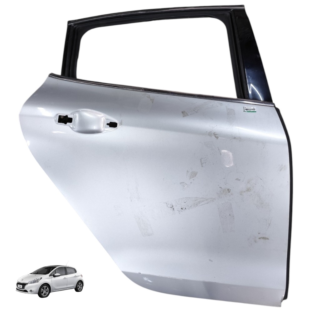 Porta traseira direita Peugeot 208 2014 2015 2016 detalhe 1