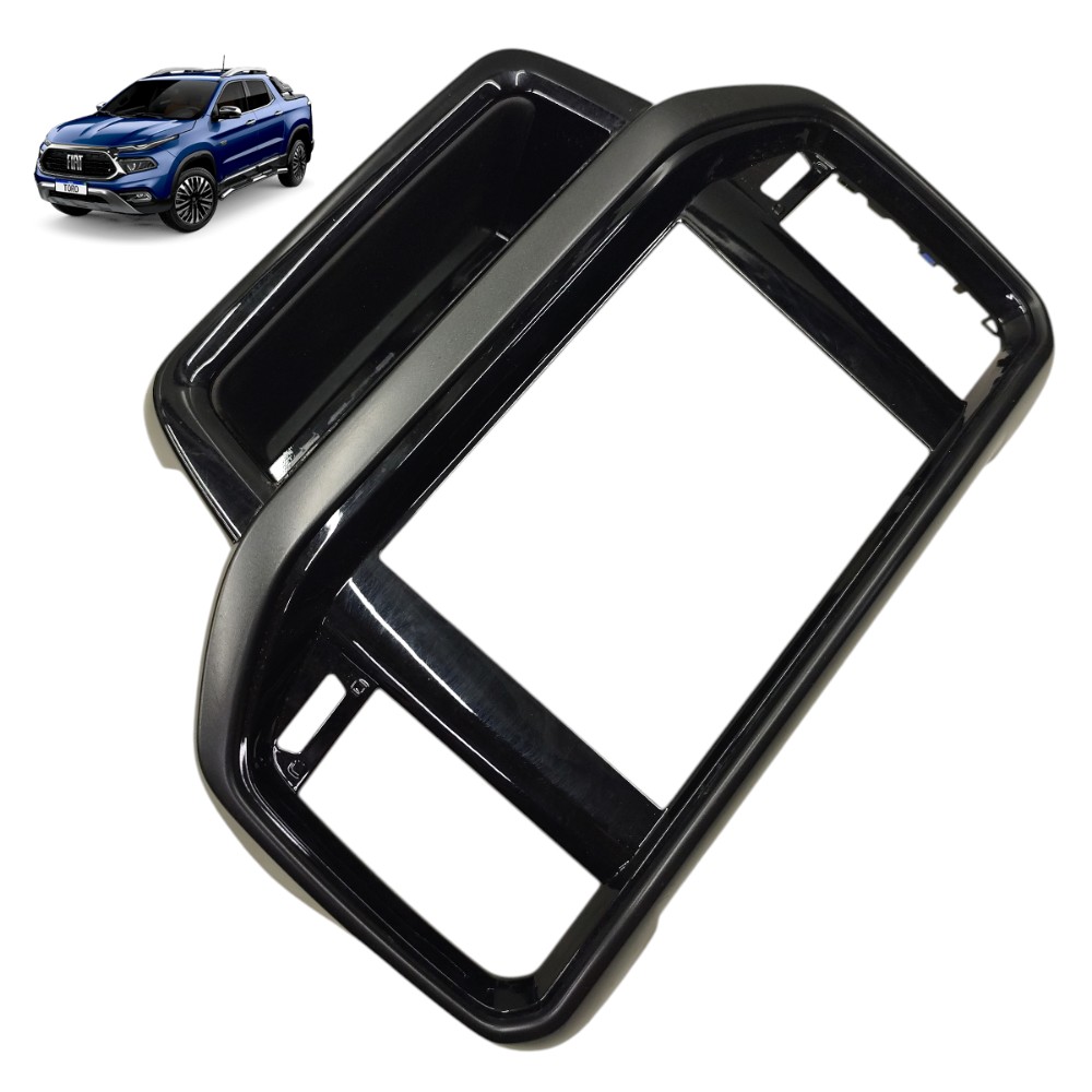 Moldura painel central multimídia Fiat toro 2025 2024 2023
