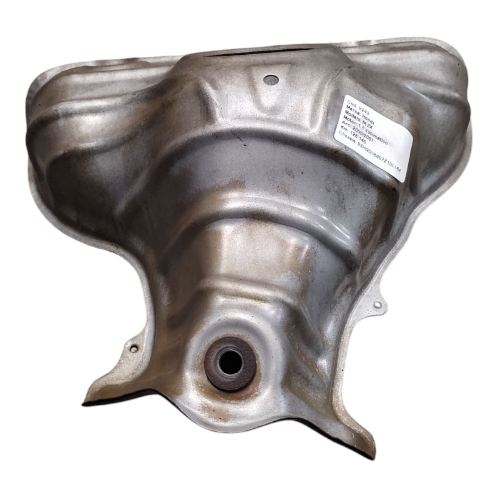 Protetor Térmico Coletor Escape Honda Fit 1.5 2004 05 06 07 2