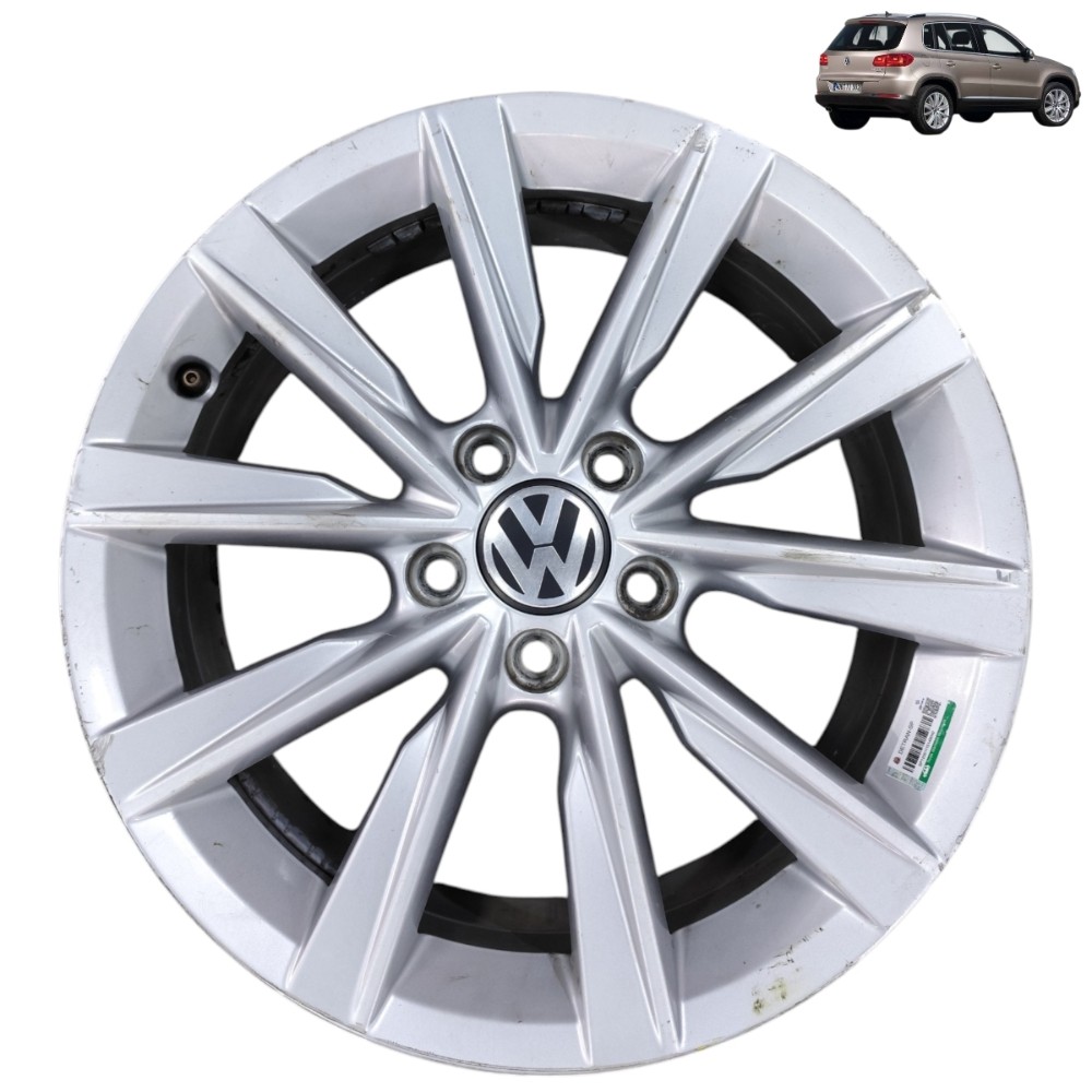 Roda aro 17 5×112 vw tiguan jetta golf passat fusca taos 1