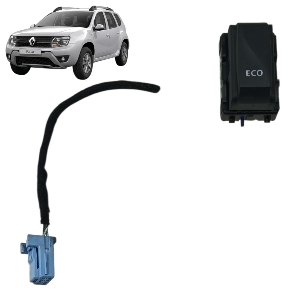 Botão eco Renault Duster 1.6 2014 até 2020