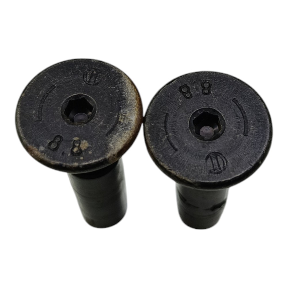 Par Parafuso Encosto Banco Traseiro Vw Voyage Gol G5 2010 Preto 3