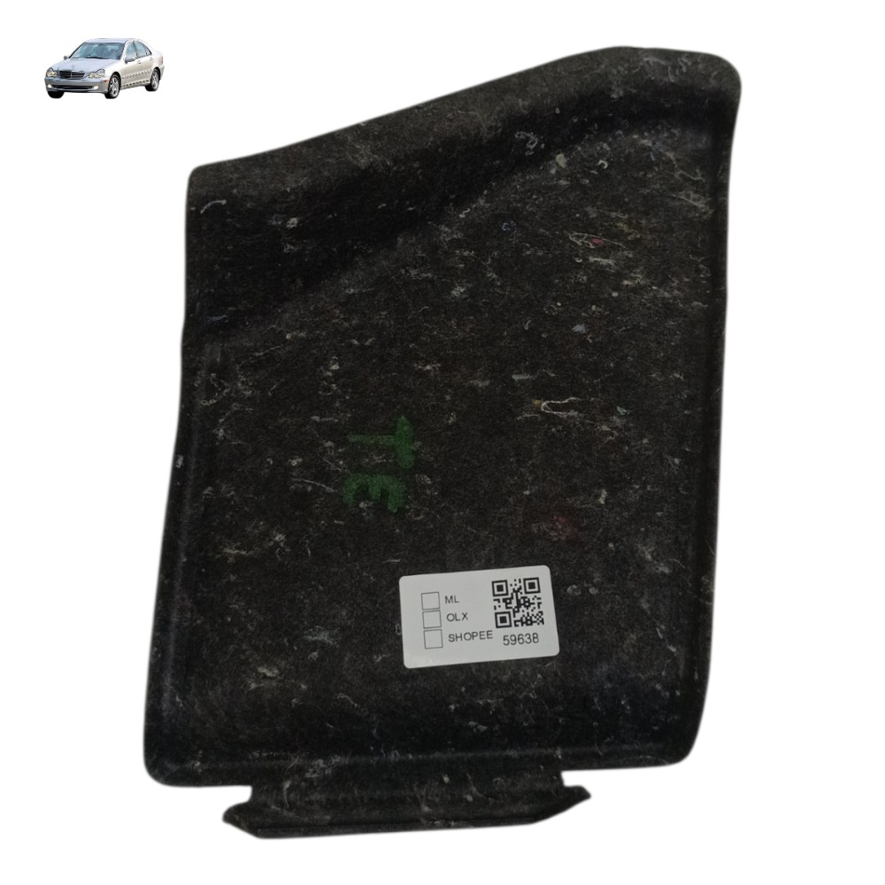 Forro lateral esquerdo porta malas Mercedes c230k 2003 2004
