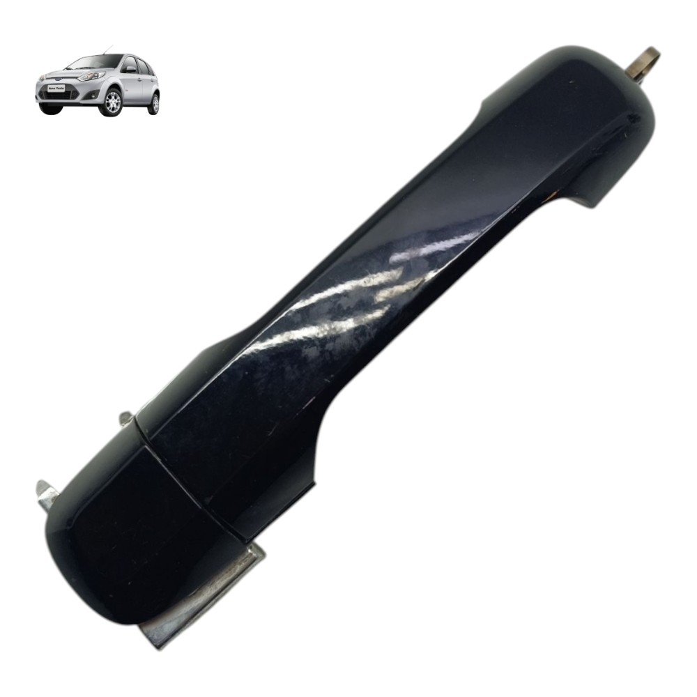 Maçaneta Externa Traseira Esquerda Ford Fiesta 2008 Á 2014 Preto Traseira 1