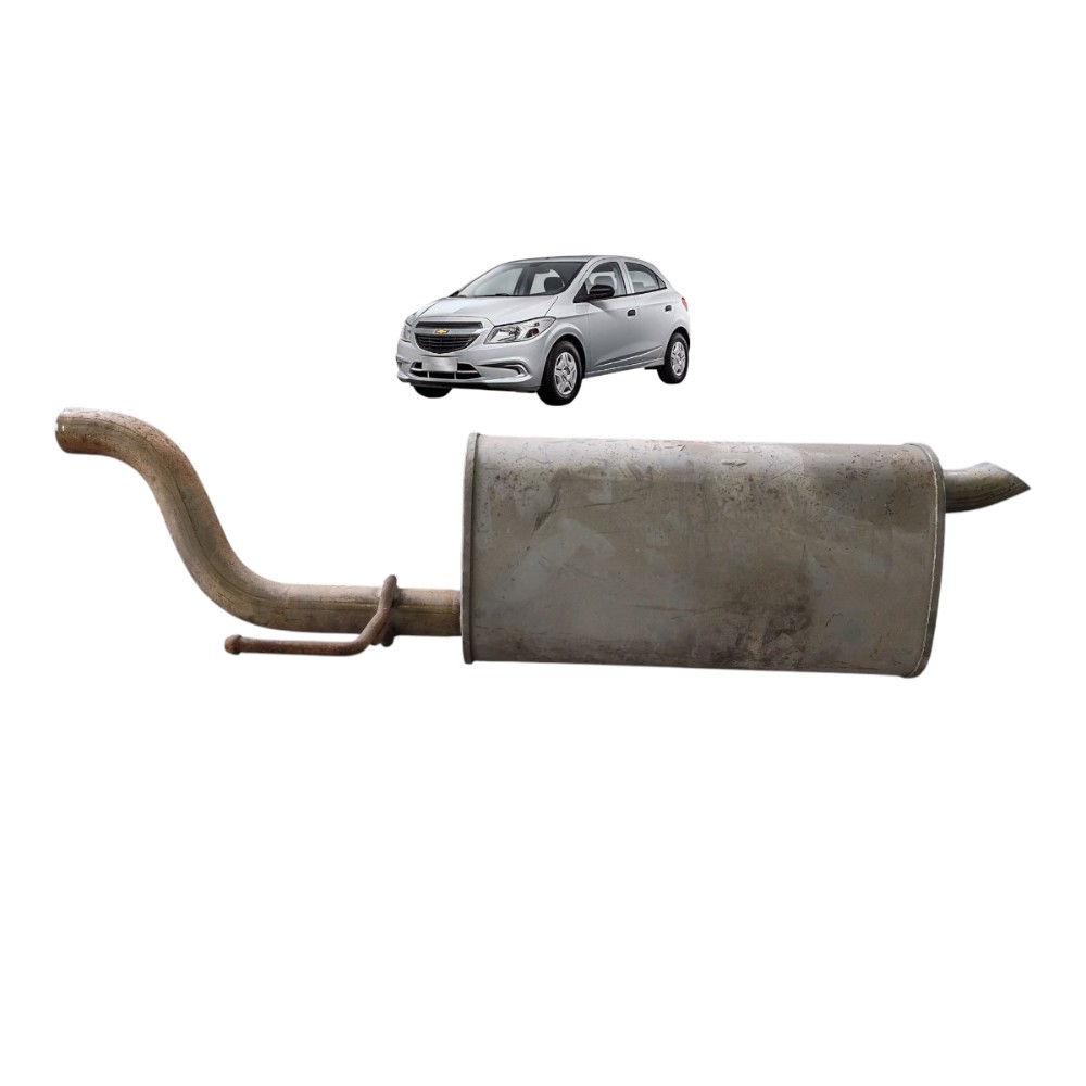 Escapamento Silencioso Abafador Gm Onix 2013 2014 2015 2016 1