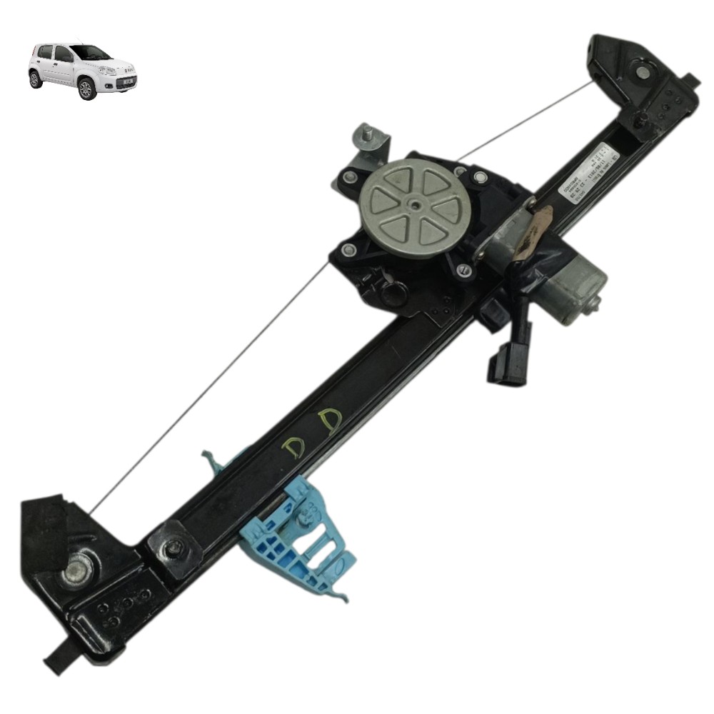 Motor máquina vidro dianteiro direito Fiat Uno Vivace 2013 1