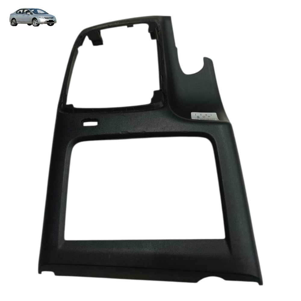Moldura Porta Objeto Console Honda Civic 2007 2008 2009 Preto Moldado 1