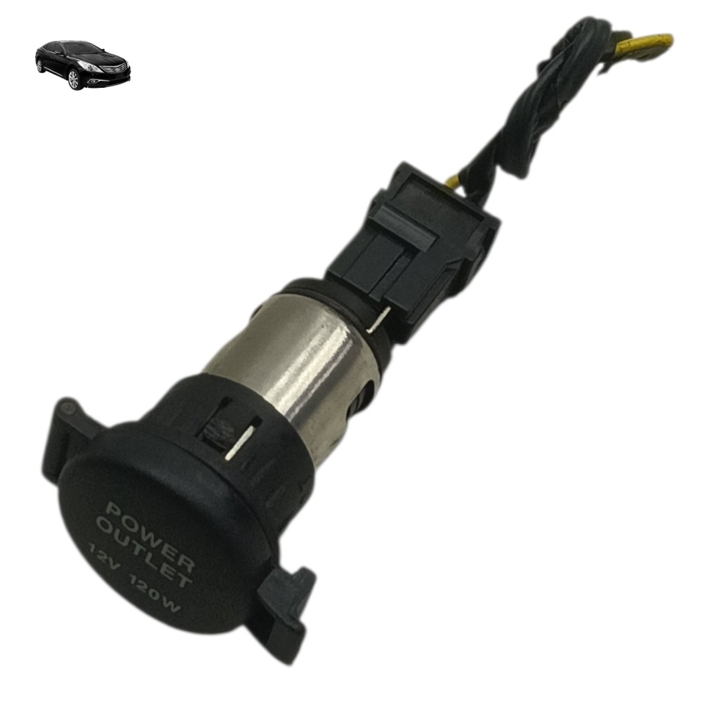 Tomada Auxiliar 12v Hyundai Azera 3.3 2007 2008 2009 Preto 1