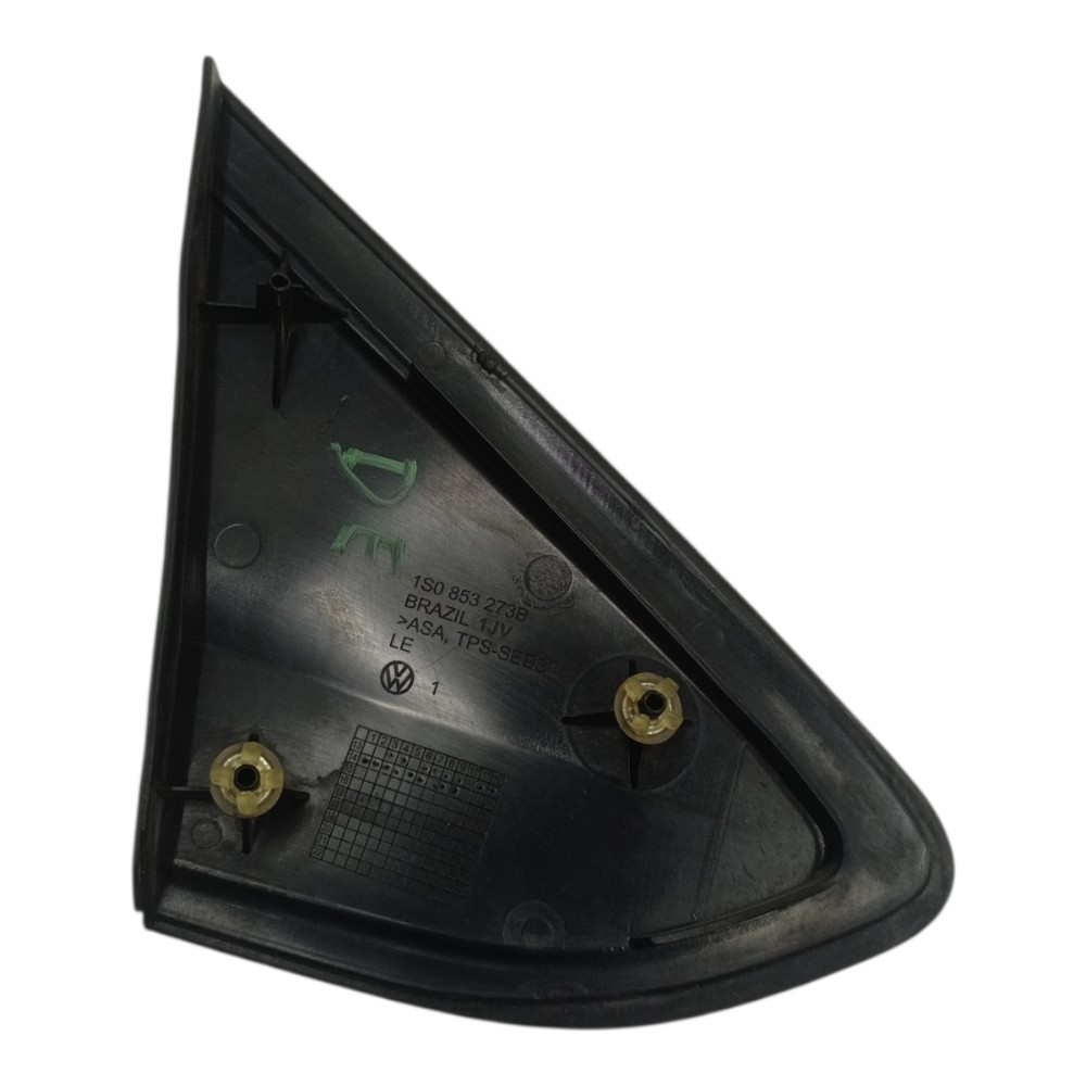 Acabamento Esquerdo Paralama Retrovisor Vw Up 2014 2015 2016 Preto 4