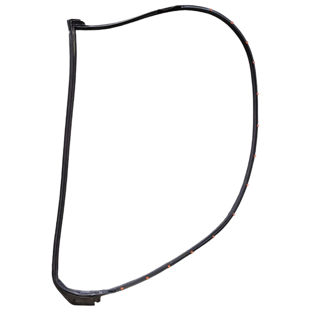 Borracha Quadro Vidro Dianteiro Esquerdo Toyota Yaris 2023 – Preto 2
