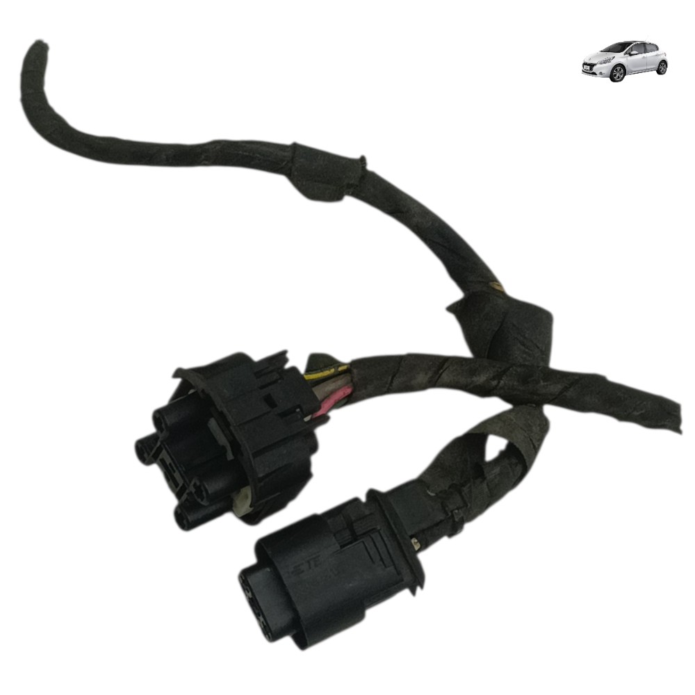 Par Plug Conector Módulo Relé Ventoinha Peugeot 208 2014 1
