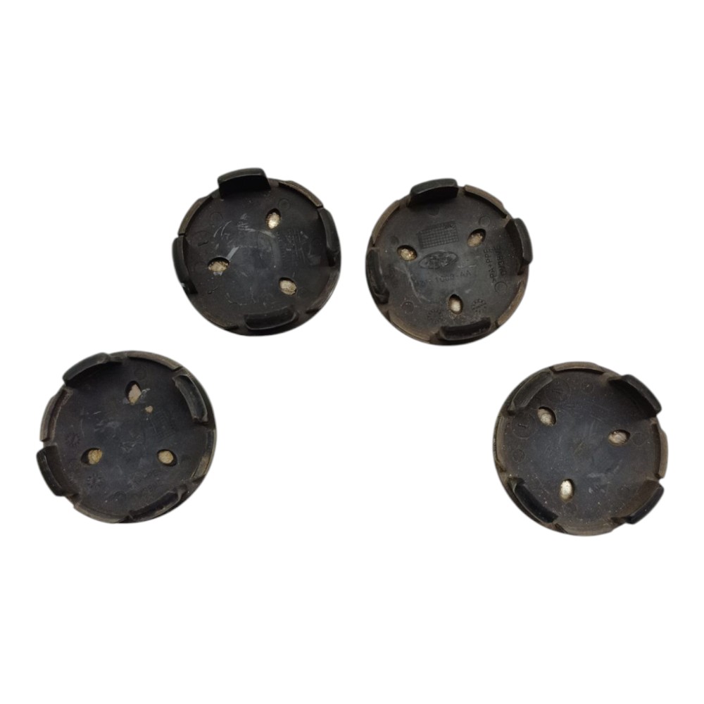 Jogo Calotinha Central Roda Ford Focus 2009  10 11 12  53mm Preto 4