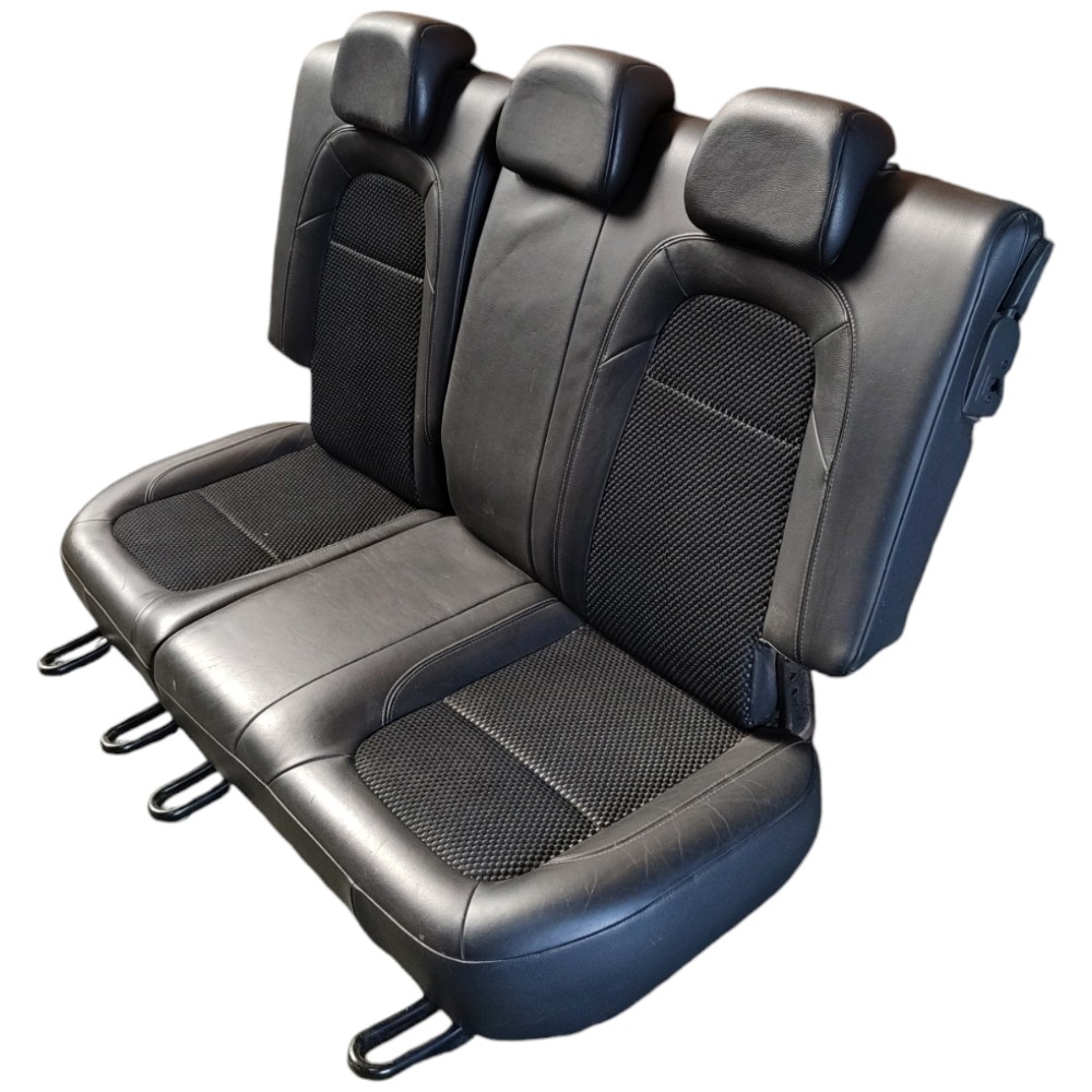 Jogo Banco Tecido Couro Citroen Aircross 2011 2012 2013 2014 Cinza Escuro quase Preto 8
