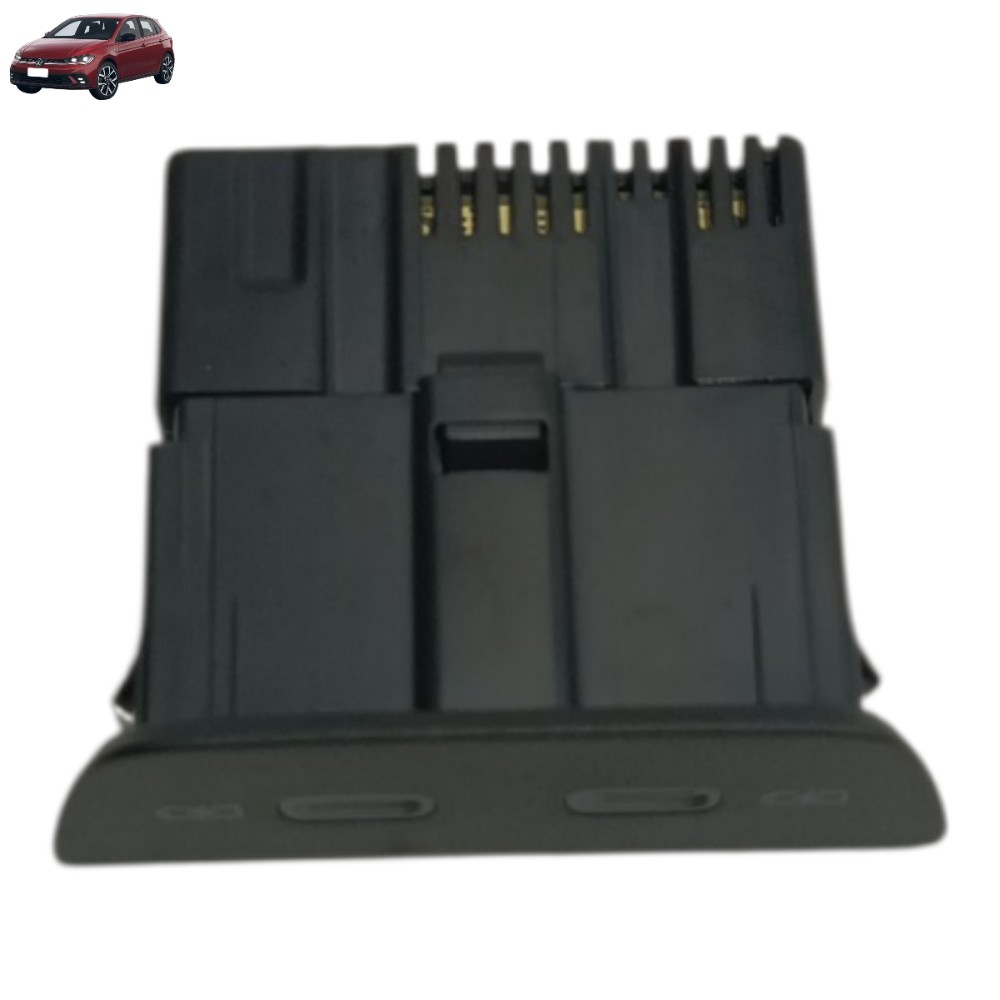 Usb Entrada Dupla Console Central Vw Polo 2026 2025 2024