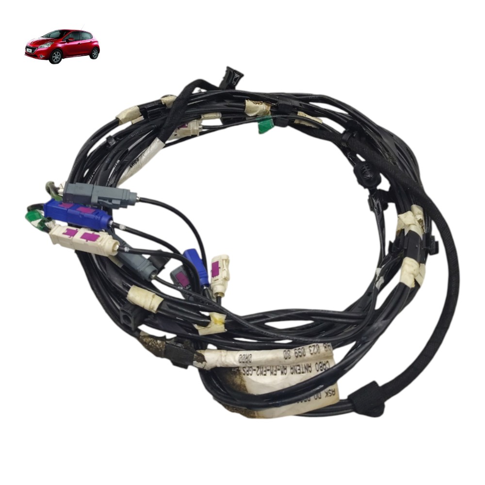 Cabo Antena Tetô Peugeot 208 2014 2015 2016 2017 Preto 1