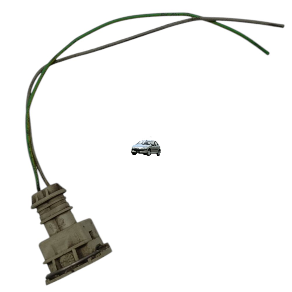 Plug Conector Soquete Pisca Alerta Farol Peugeot 206 2008 09 1