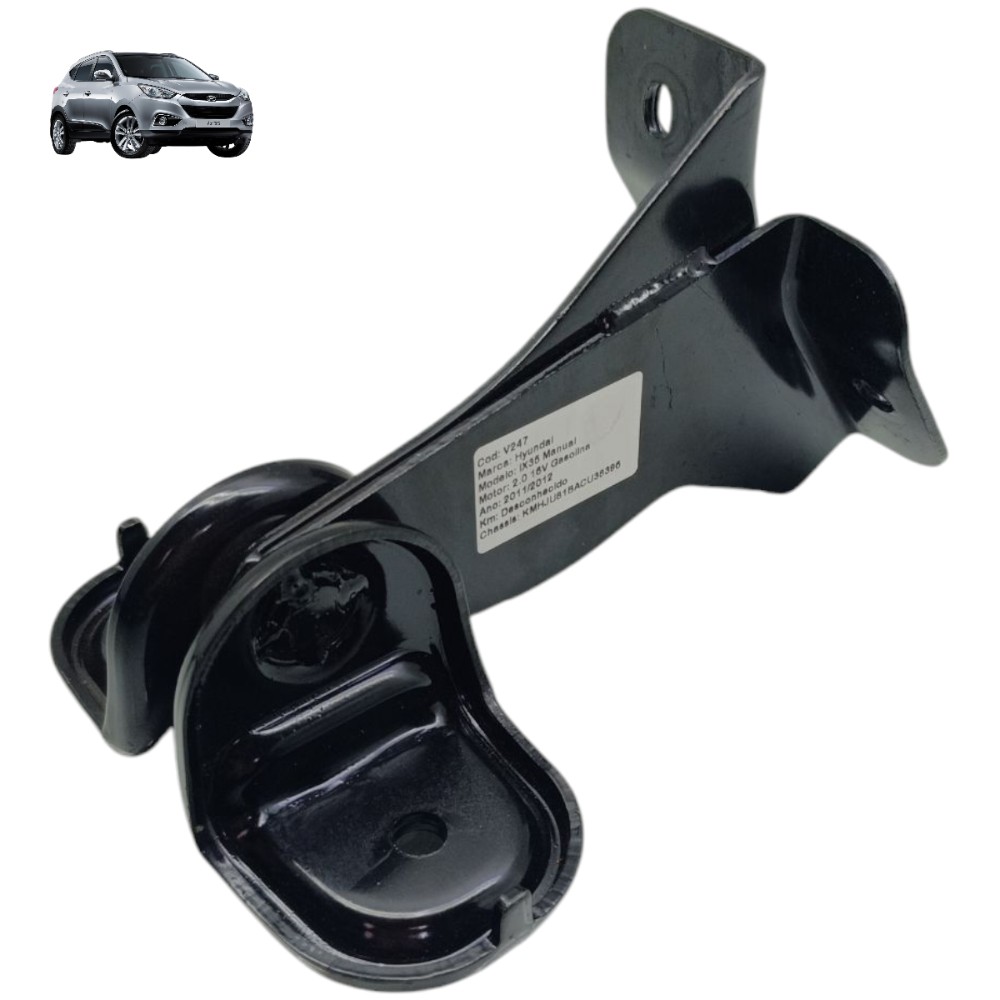 Suporte Duplo Fixação Banco Traseiro Hyundai Ix35 2010 2011 1