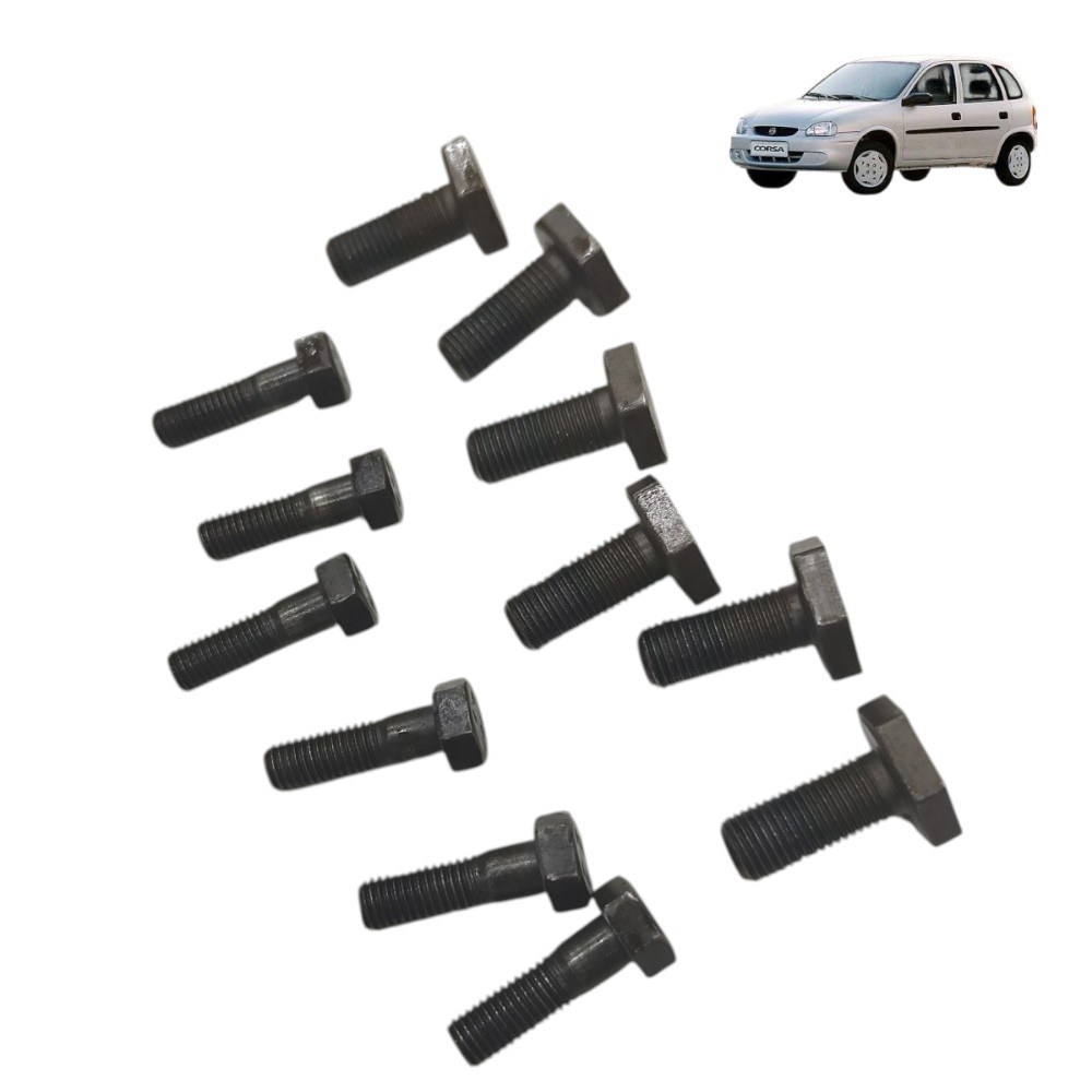 Jogo parafuso volante motor GM Corsa 1.0 8V 1998 1999 2000 1