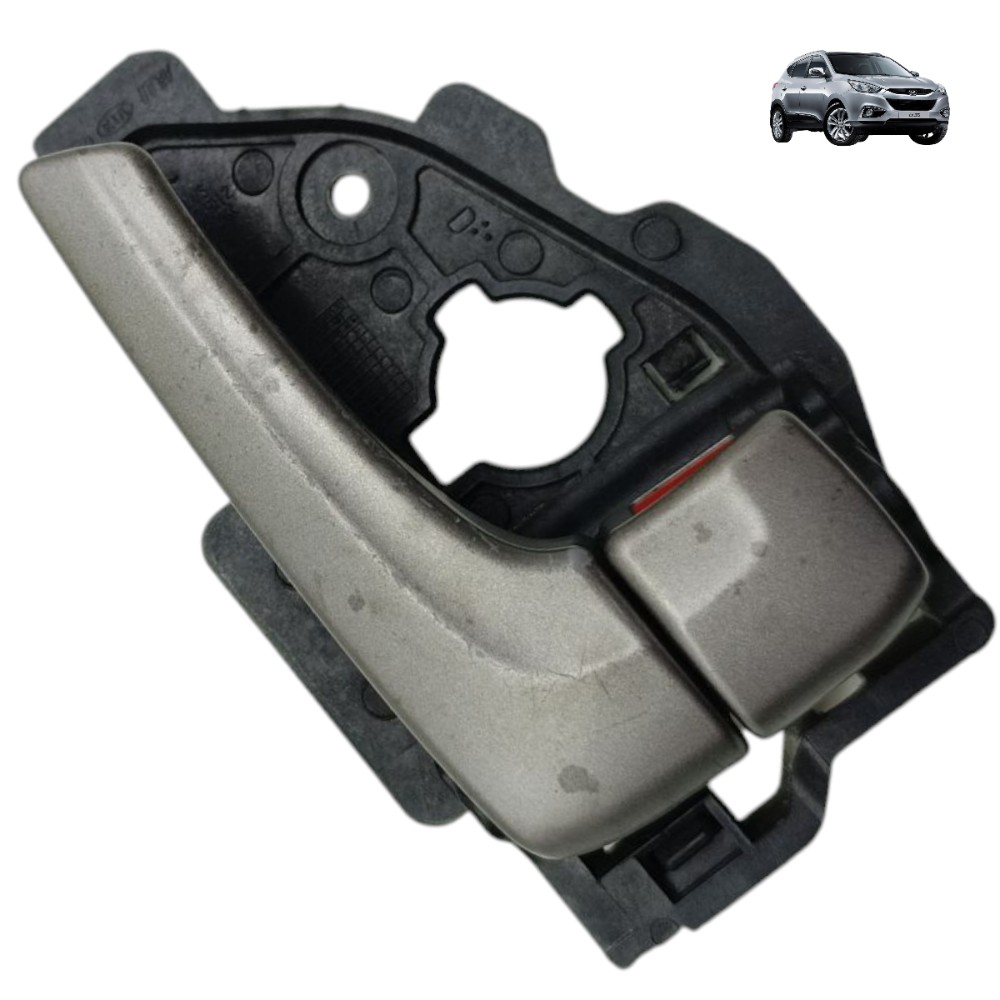 Maçaneta Interna Lado Direito Hyundai Ix35 2011 2012 2013 14 – Prata – Dianteira/traseira 1