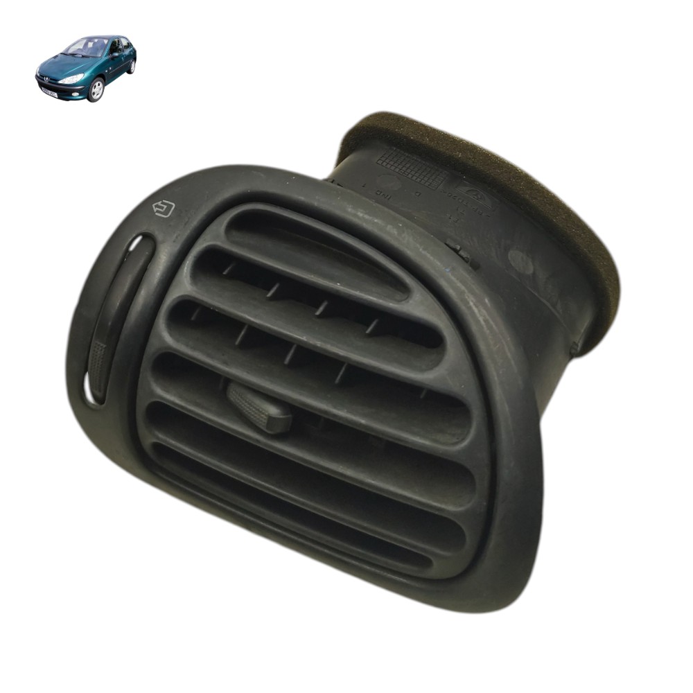 Difusor ar lateral esquerdo painel Peugeot 206 2001 2002 03 1