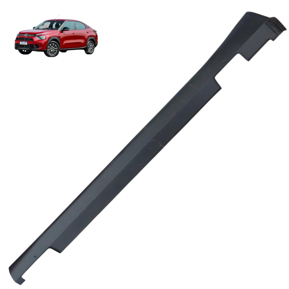 Spoiler Saia Lateral Esquerda Citroen Basalt 2025 2024 Preto 1