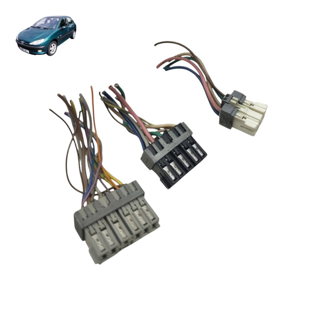 Jogo plug chave limpador Peugeot 206 2001 2002 2003 2004 05 1