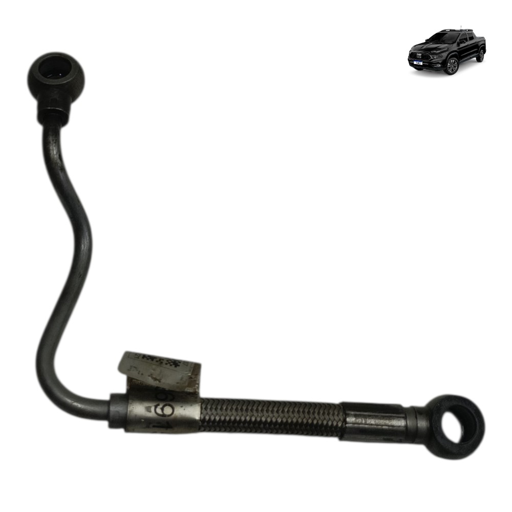 Cano tubo óleo turbina fiat toro rampage 2.0 diesel 2025 24 1