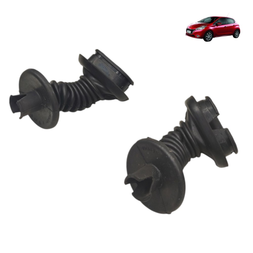 Par Coifa Chicote Porta Traseira Peugeot 208 2014 2015 2016 2