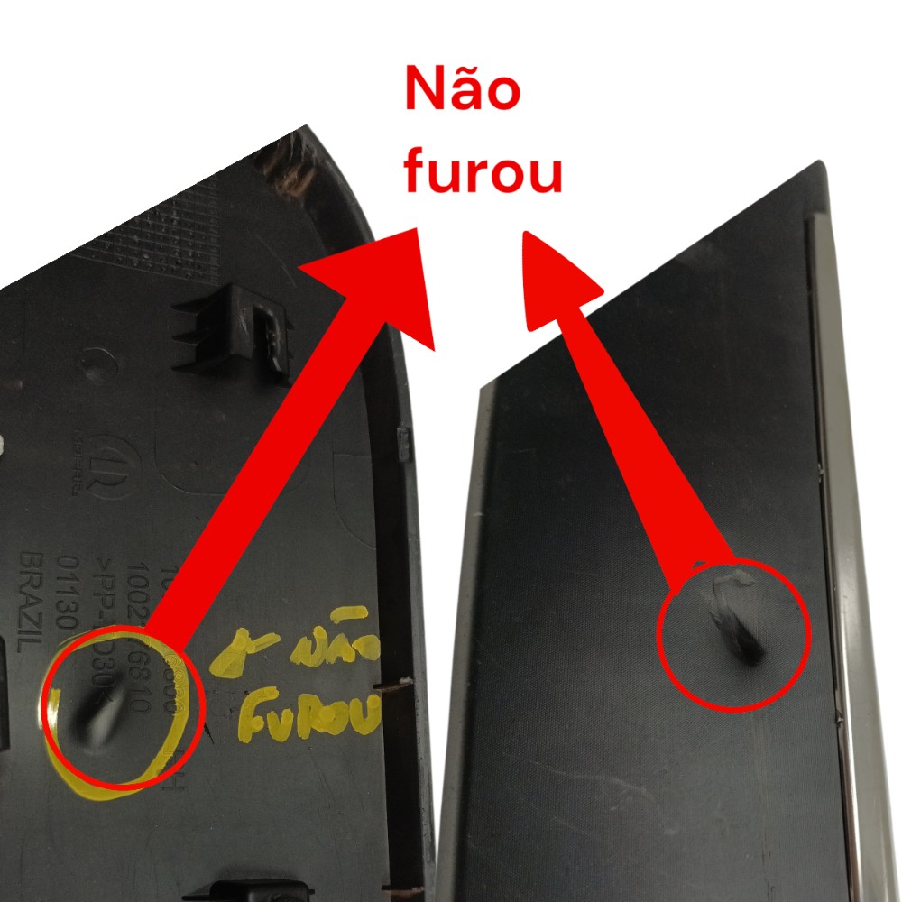 Borrachão friso porta tras direita Fiat toro 2025 24 detalhe 5