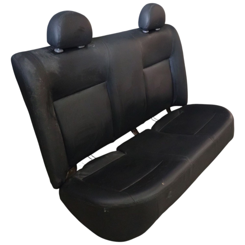 Banco Couro Encosto Assento Traseiro Nissan Sentra 2009 2010 Preto 2