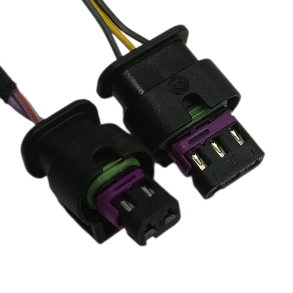 Par plug conector sensor bomba agua motor jaguar xe 2.0 2018 2
